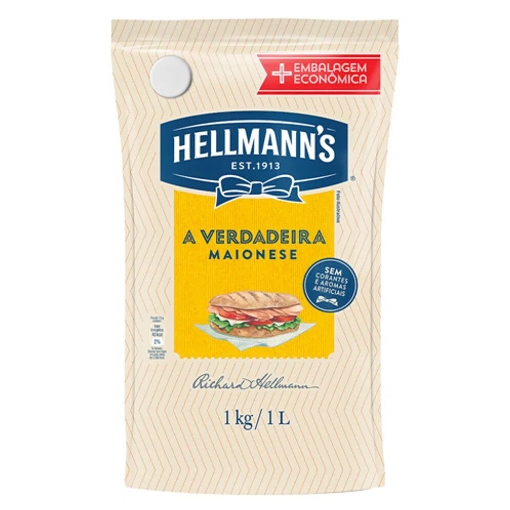 Maionese Hellmann&#39;s - Doypack - 1 quilo