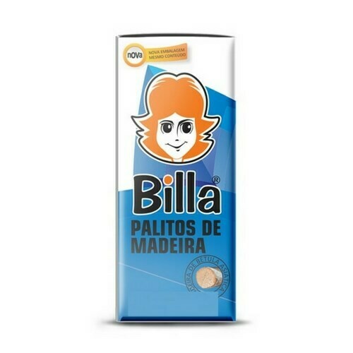 Palitos de madeira - Billa - com 100
