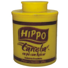 Canela em pó com açucar - Hippo - 20 gramas