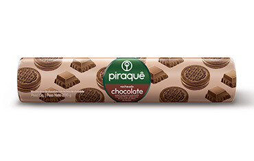 Biscoito Recheado Chocolate - Piraque - 160g