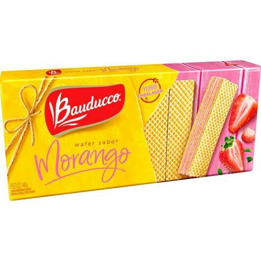 Wafer Morango - Bauducco - 140 gr