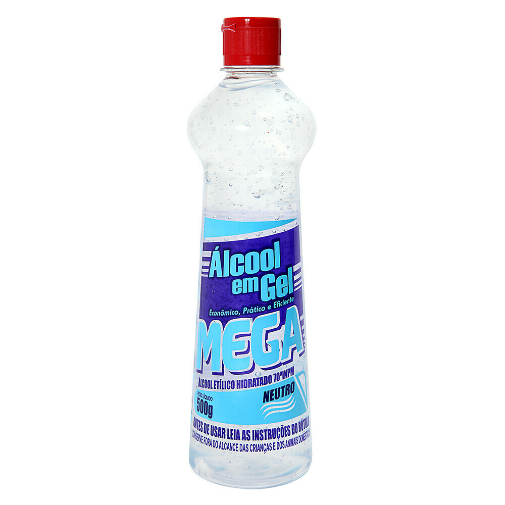 Álcool Gel - 70º - Mega - 500 gr