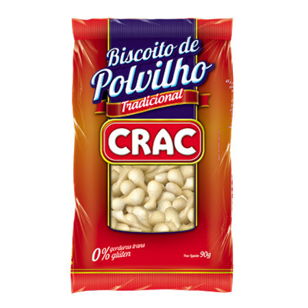 Biscoito Polvilho - Tradicional - Crac - 90 g