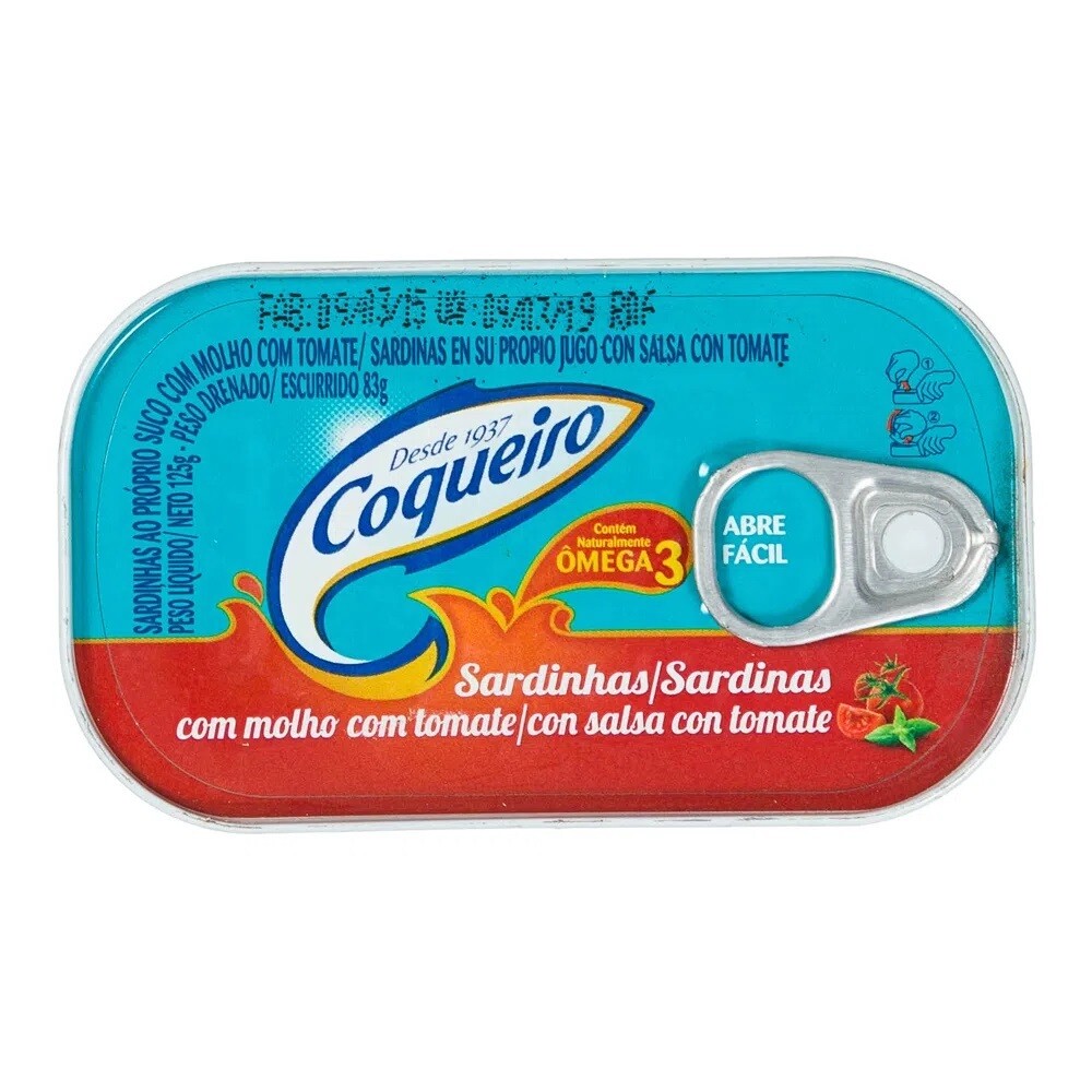 Sardinha - Coqueiro - Molho Tomate