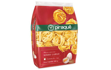 Macarrão Ninho Largo Com Ovos - Piraquê - 500 gr.