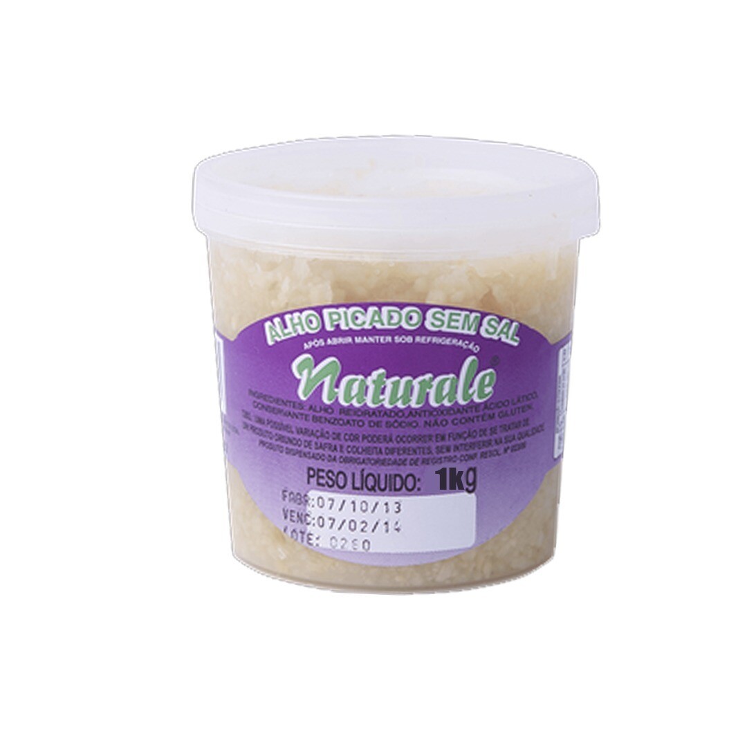 Alho Picado - Naturale - 1 Kg