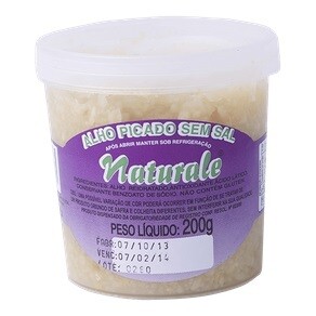 Alho Picado - Naturale - 200 Gr