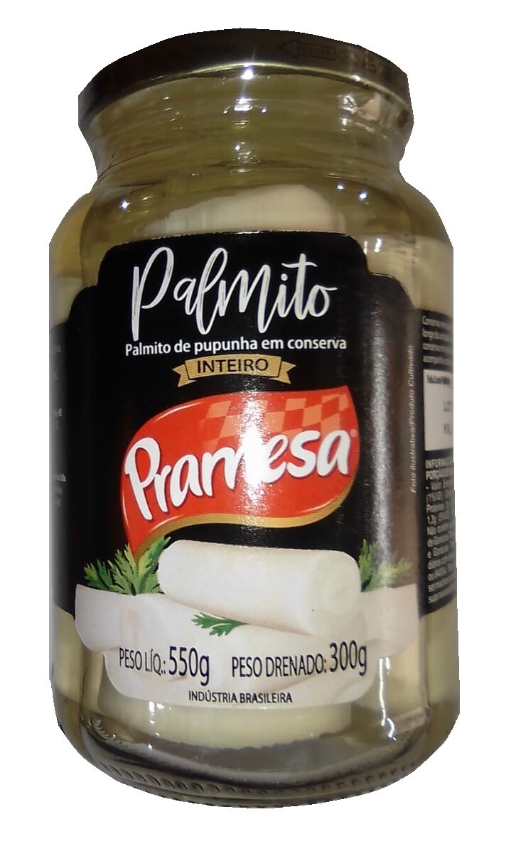 Palmito Pupunha - Inteiro- Pramesa - 300g