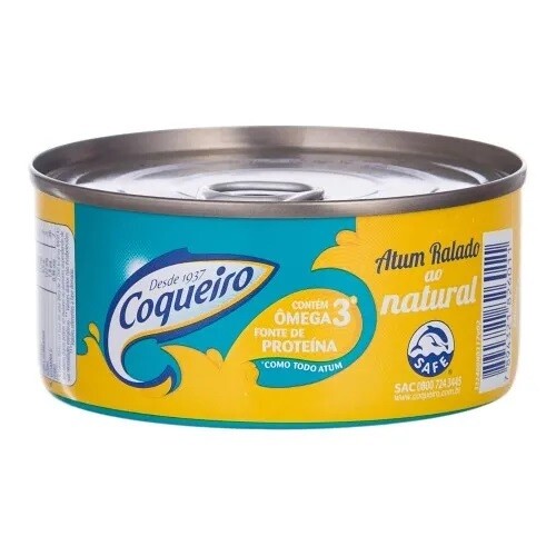 Atum Coqueiro - Ralado ao natural - 170 g