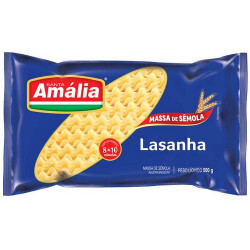 Massa de Lasanha - Amalia - 500 gr