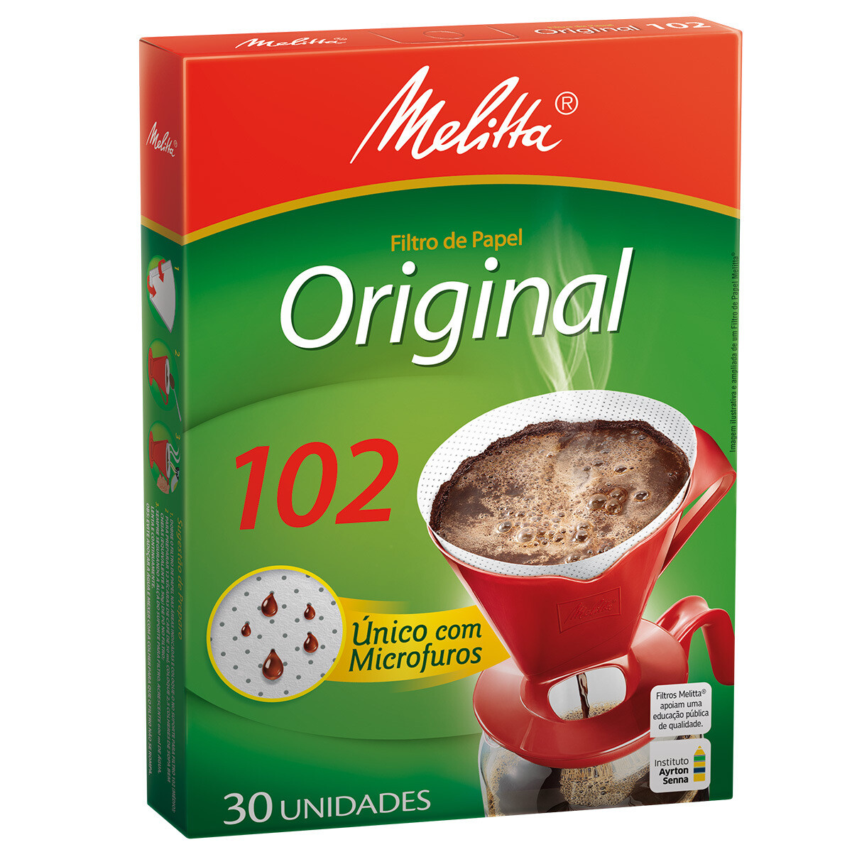 Filtro de Papel - 102 - Melitta - com 30