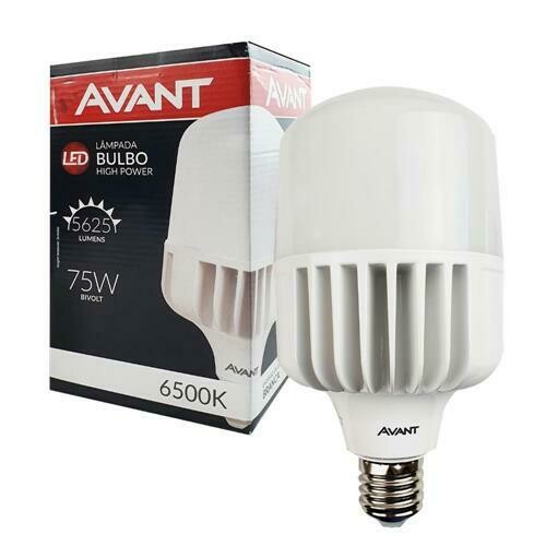 LAMPADA LED BULBO ALTA POTENCIA 6500K - 75W AVANT