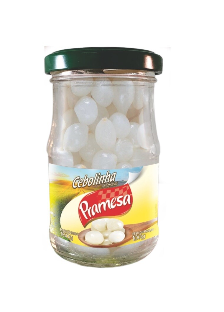 Cebolinha em conserva - Pramesa - 160 gr