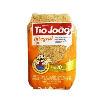 Arroz Integral - Tio Joao - 1 kg