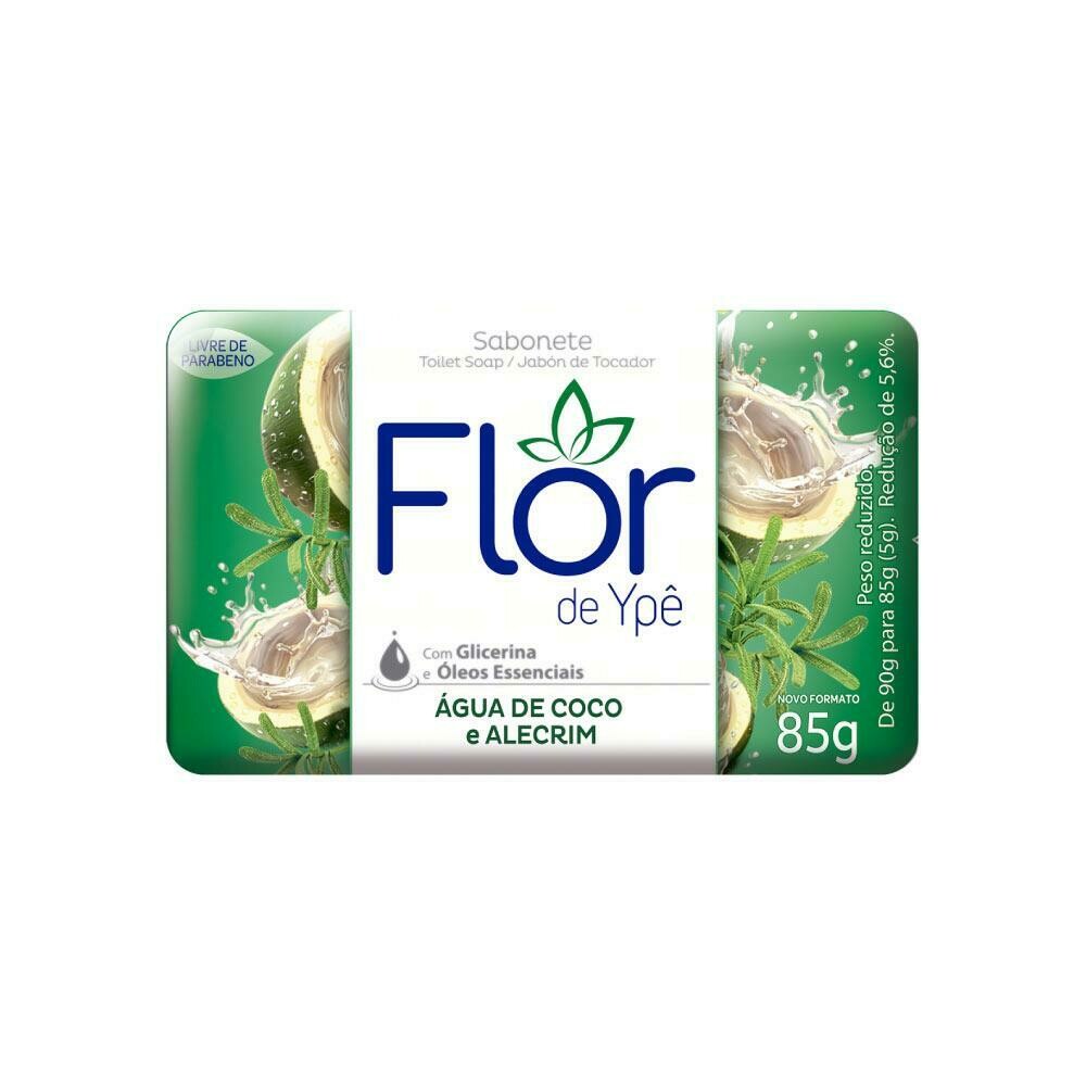 Sabonete - Flor Ypê - Verde - Frescor Relaxante - 85 g