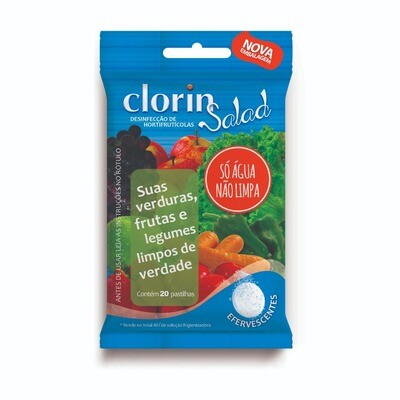 CLORIN SALAD - CARTELA 20 PASTILHAS