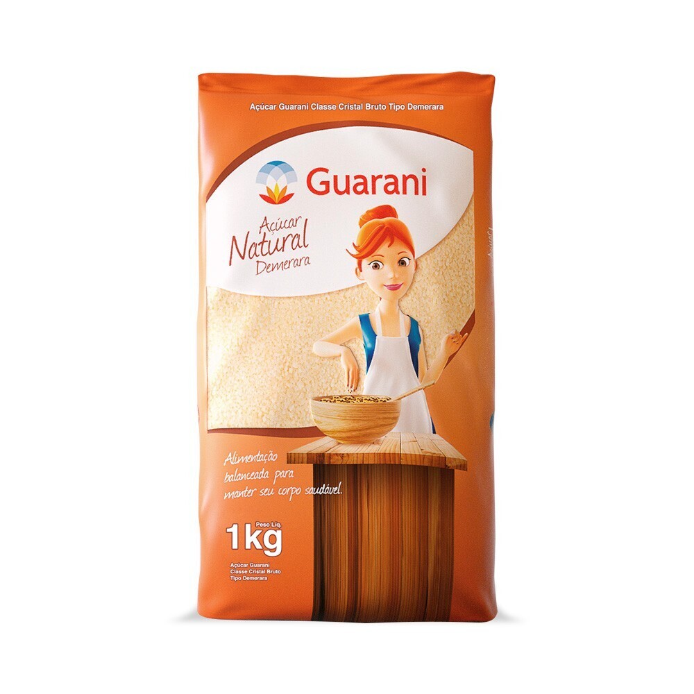 Açucar Demerara - Naturale - Guarani - 1 kg