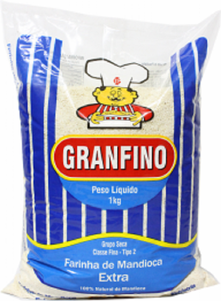 Farinha de Mandioca - Crua - Granfino
