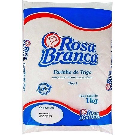 Farinha de Trigo - Tipo 1 - Rosa Branca - 1 Kg
