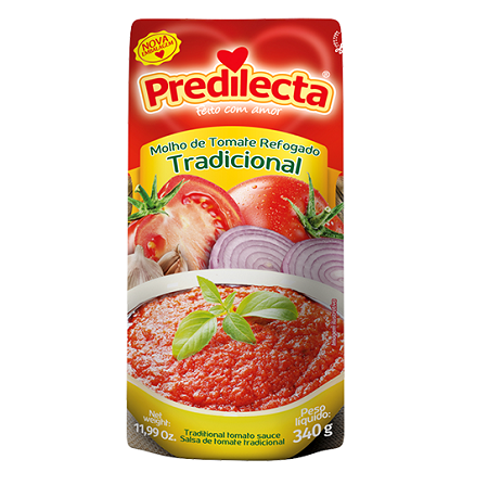 Molho de Tomate - Predilecta - Tradicional Refogado - 340 gramas