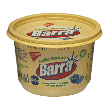 Sabão Pastoso - Barra - 500 g