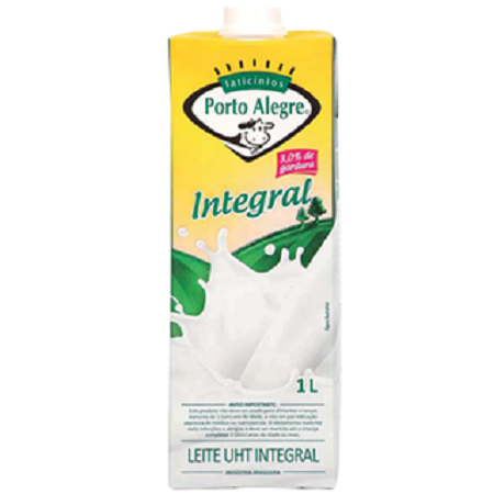 Leite Integral - Porto Alegre - Tetra Pak 1 Litro