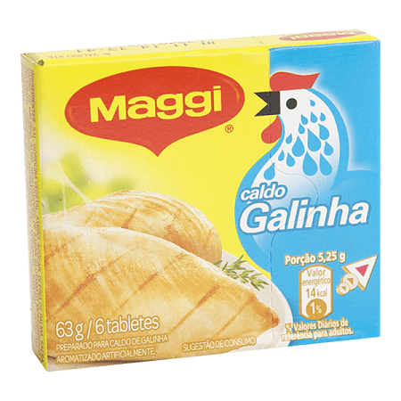 Caldo de Galinha - Maggi - 57 Gr / 6 tabletes
