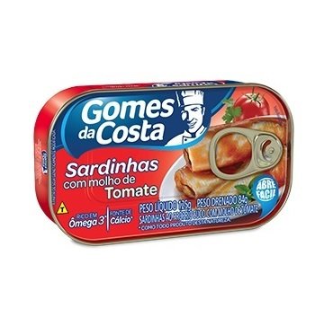 Sardinha - Gomes da Costa - com molho de tomate