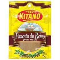 Pimenta do reino em pó - Kitano - 15 g