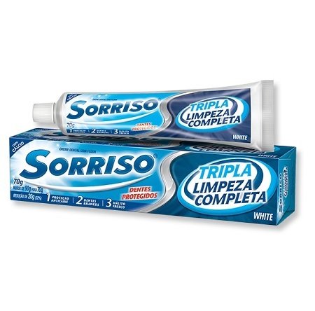Creme Dental - Sorriso Tripla Limpeza Completa - 70 g