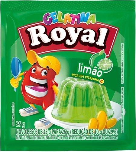 Gelatina Royal - Limão - 25 g