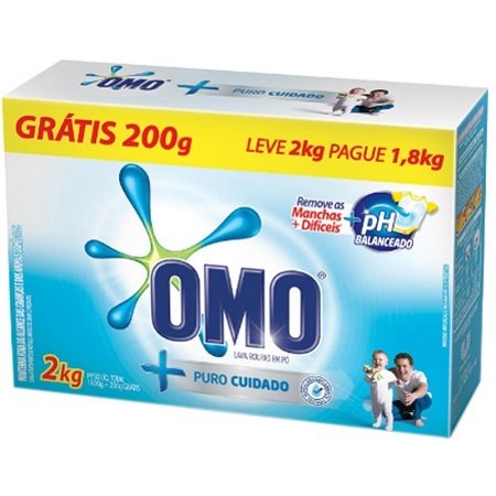 Sabão em pó - OMO - Puro Cuidado - 2 kg