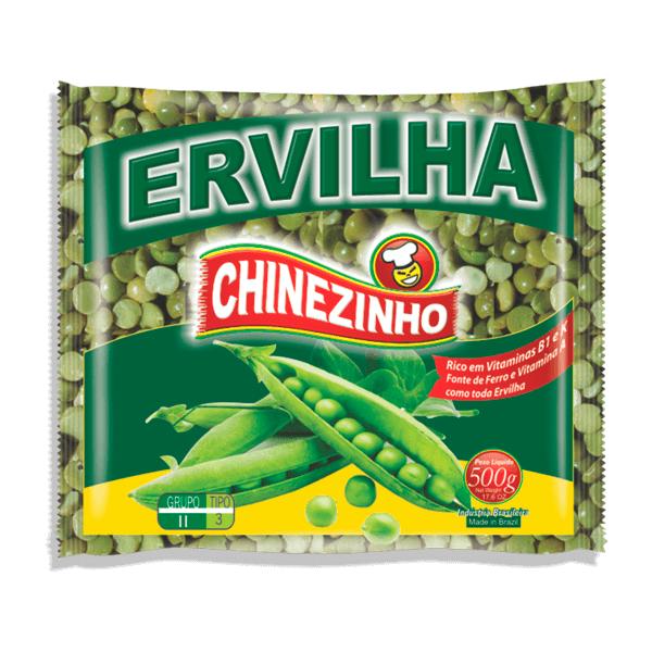 Ervilha Seca - Chinezinho - Pacote 500 g