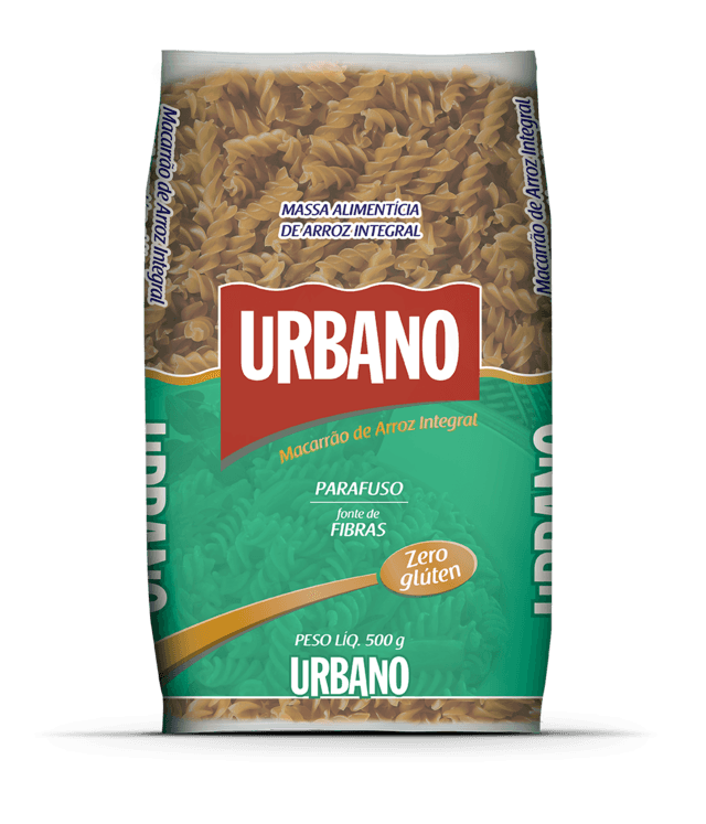 Macarrão Integral - SEM GLÚTEN - Parafuso - Urbano - 500 g