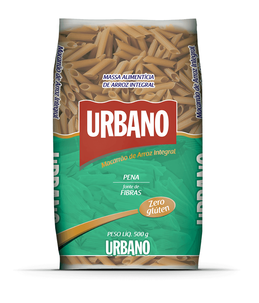 Macarrão Integral - SEM GLÚTEN - Penne- Urbano - 500 g