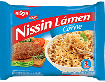 Macarrão Instantâneo - Nissin Lámen - Miojo - Carne