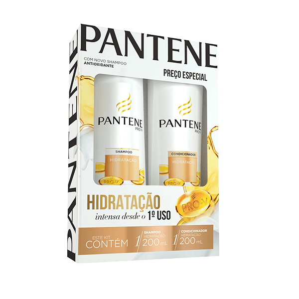 Kit Pantene - Hidratação- Shampoo 400 ml &amp; Condicionador 200 ml