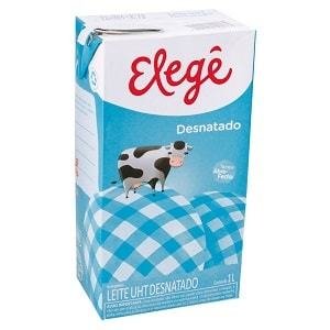 Leite Desnatado - Elegê - Tetra Pak 1 Litro