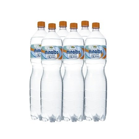 Água Mineral - Com Gás - Minalba - 1,5 L