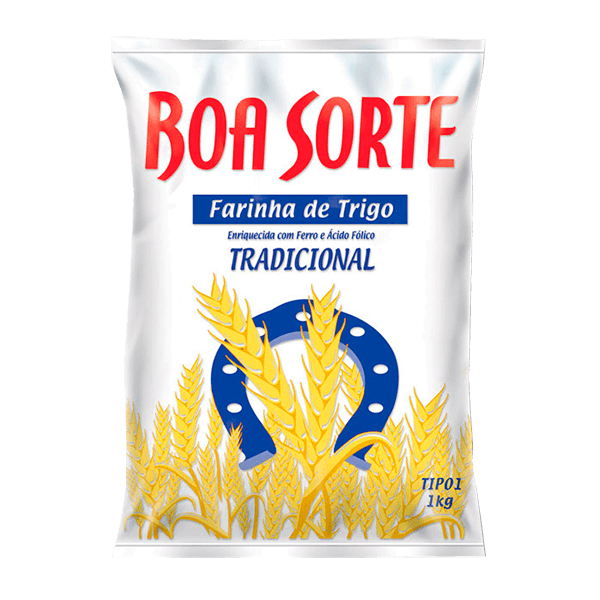 Farinha de Trigo - Tipo 1 - Boa Sorte - 1 kg