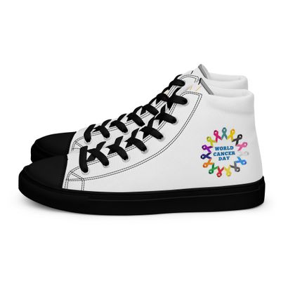 Men’s high top canvas shoes