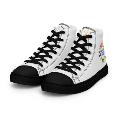 Men’s high top canvas shoes