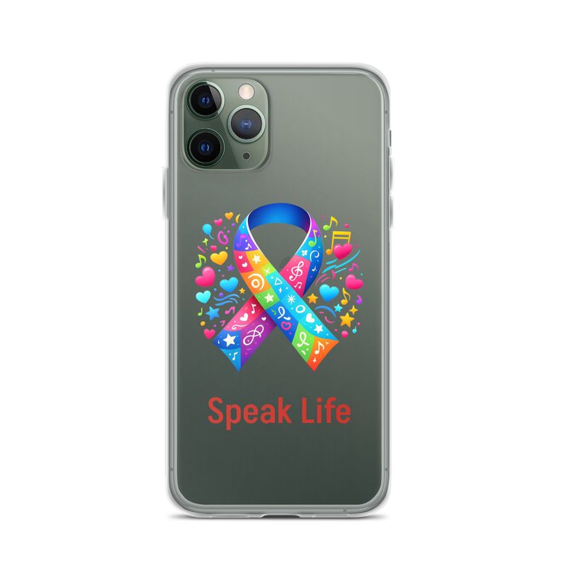 Speak Life Clear Case for iPhone®
