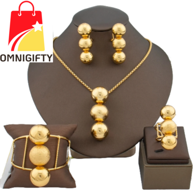 Luxe Affinity 18K Gold Plated Jewelry Set