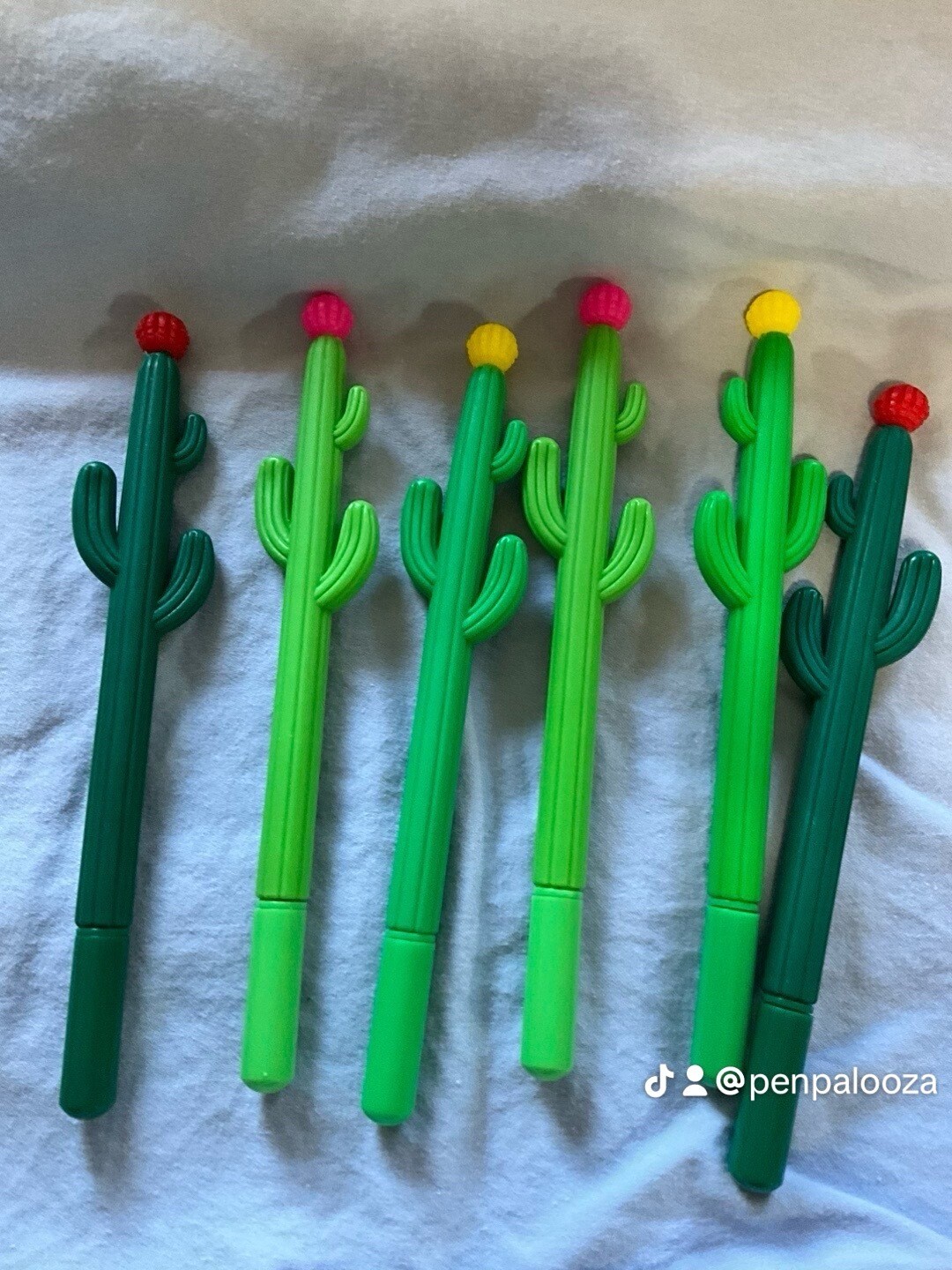 Black and Green Cactus Pen