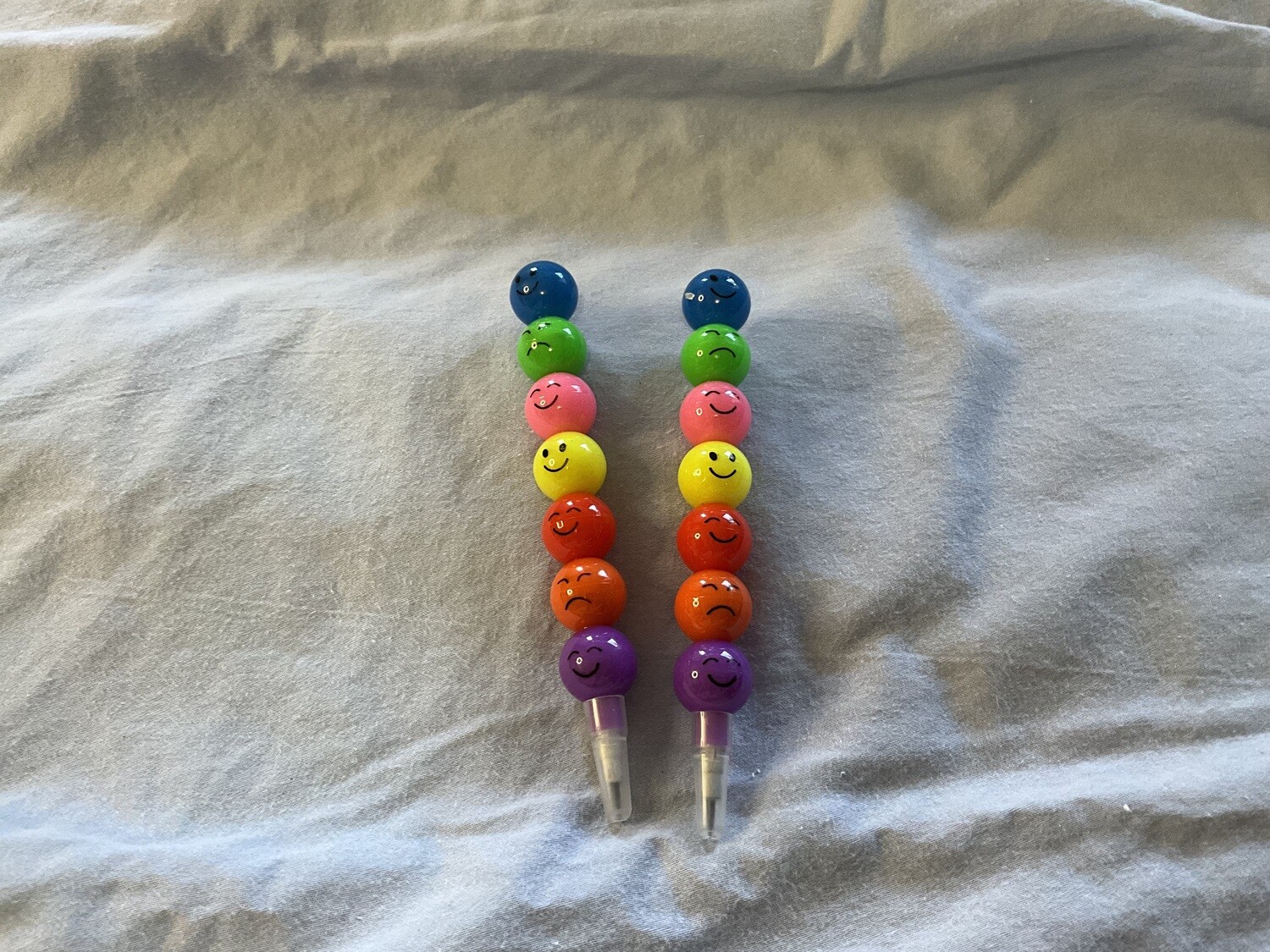 Cute expression bead pencils. No sharpening.