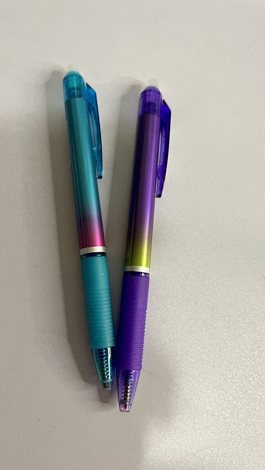 Rainbow color erasable black ink