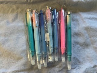 Plastic Fountain pen with refill