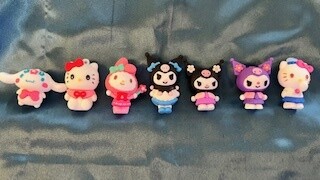 Hello Kitty Sanrio: Doorable and More Beaded pens and Key chains