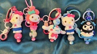 Variety of Fun Character Keychains #1 (see the list)